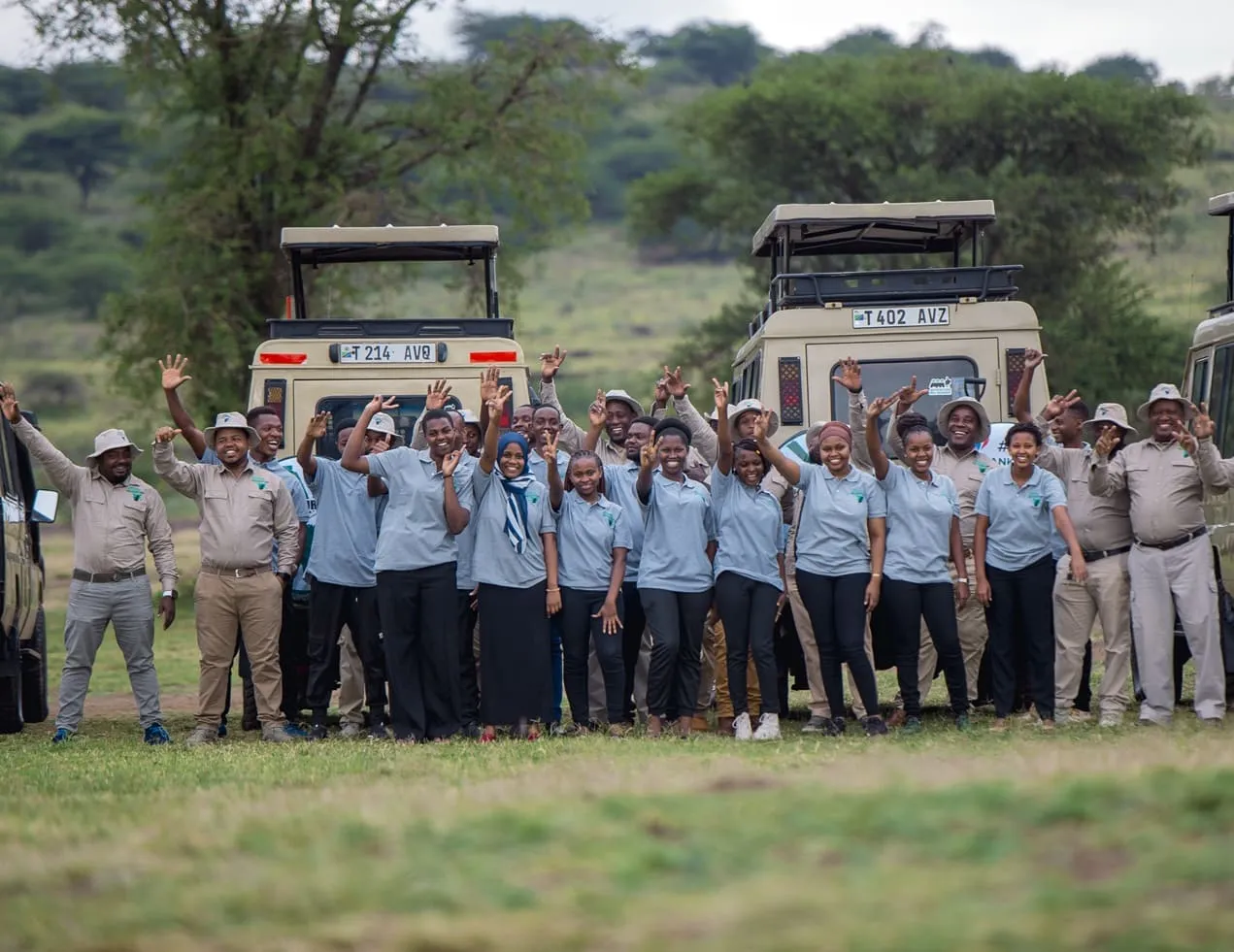 Tanzania Natural Tours team working in Tanzania